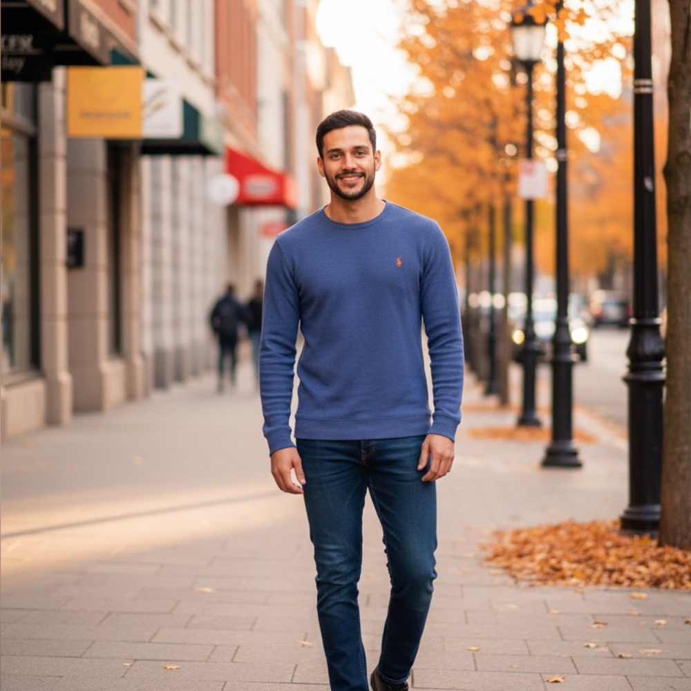 Polo Ralph Lauren waffle long sleeve thermal top
